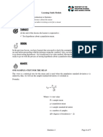 SLG 28.2 - Procedure in Doing A Test For A Mean