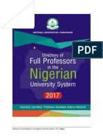 FINAL 2017 Directory of Full Professors September 9 2018 Extract