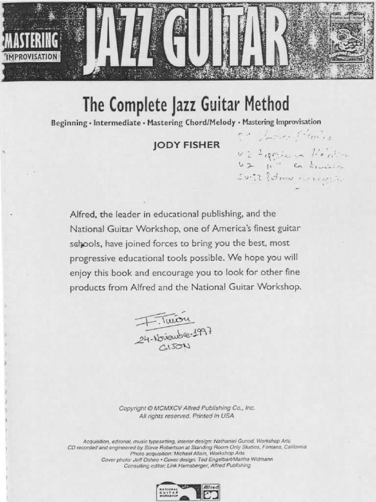 The Complete Jazz Guitar Method. Vol.4 Mastering Improvisation PDF