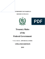 Treasury Rules of The Federal Government: Updated Edition