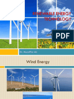 Dr. Muzaffar Ali Lecture on Renewable Energy Technology and Wind Energy Potential in Pakistan