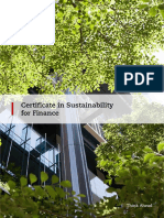 Earn a Certificate in Sustainability for Finance Professionals