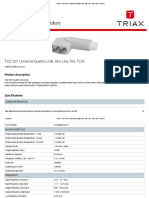 TRIAX - TIQT 001 Universal Quattro LNB, Slim Line, RAL 7035 - 304477