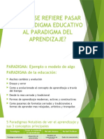 Grupo13paradigma Educativo A Paradigma Del Aprendizaje