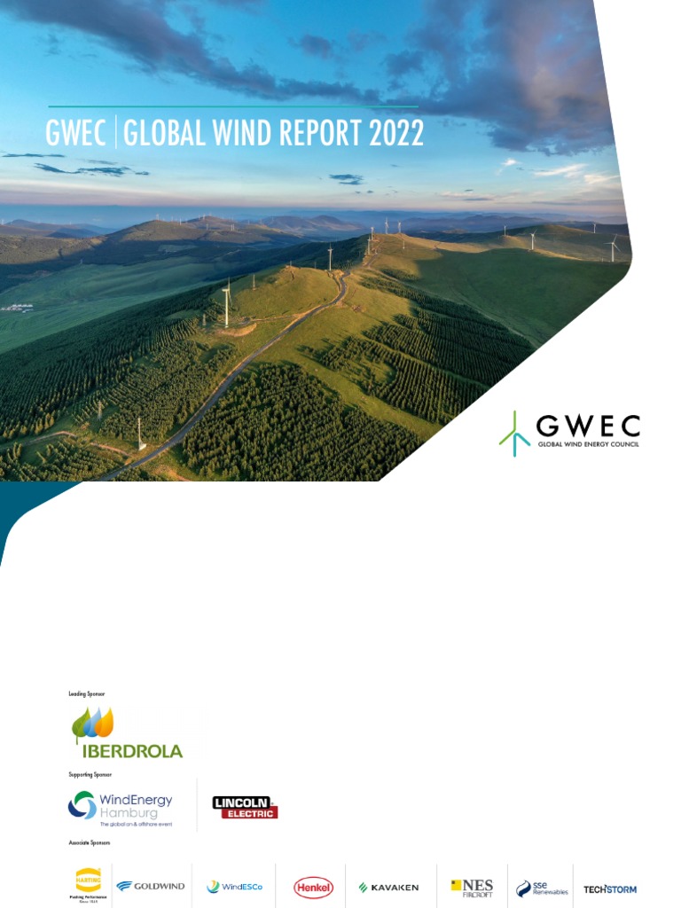 Gwec Global Wind Report 2022 PDF Offshore Wind Power Climate Change