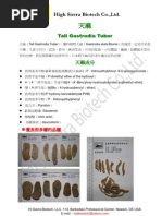 Download Tall Gastrodia Tuber by High Sierra Biotech SN6210930 doc pdf