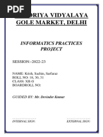 Class 12 Ip Project | PDF | Python (Programming Language) | Comma ...