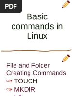 Basic Commands in Linux