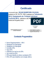 Certificado NR-6 HELIAN 01
