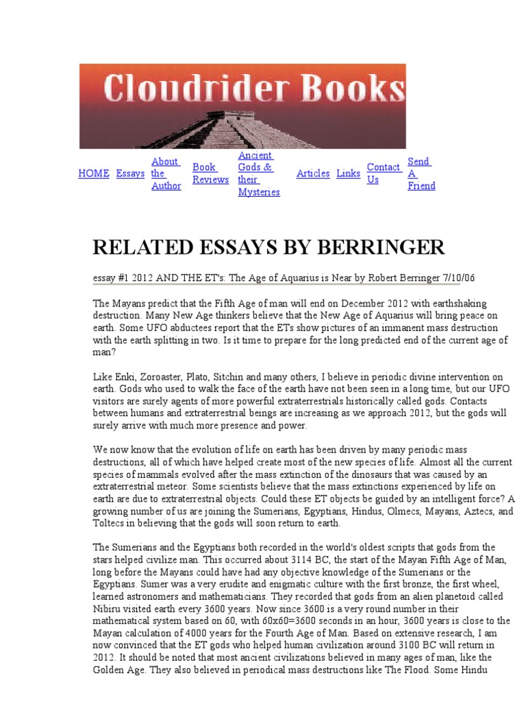 Related Essays by Berringer PDF Bronze Age Sumer