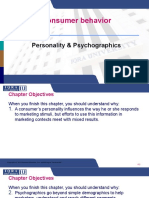 LECTURE 05 Personality and Psychographics