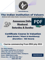 IIV Online Certificate Course in Valuation