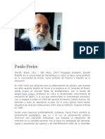 Paulo Freire, pedagogo brasileño