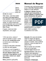 Manual de Regras do Jogo Nós Não Testamos Este Troço