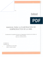 Manual para La Elaboracion de Subproductos de La Miel