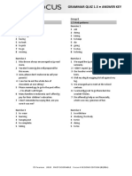 Focus4 2E Grammar Quiz Unit1 5 GroupA B ANSWERS