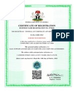 Certificate - Sobosb Tech Services