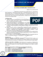 Resolución de Consejo Universitario #068-2021-Uct-Cu