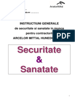 SSM&SANCT - Instructiuni SSM Si Sanctiuni Pentru Contractori