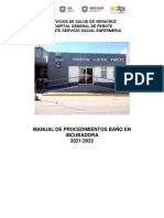 Manual de Procedimientos Baño en Incubadora 2022 KHMS