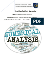 Análisis Numérico - Guia de Ejercicios