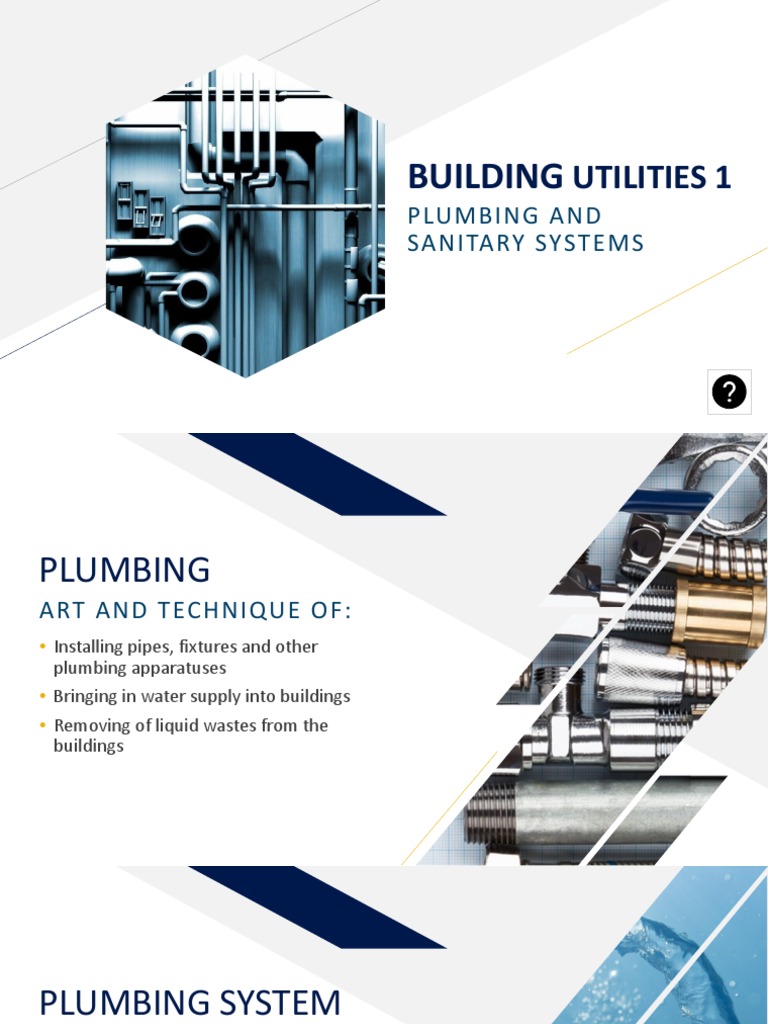 Module 1 Introduction To Plumbing PDF Plumbing Journeyman