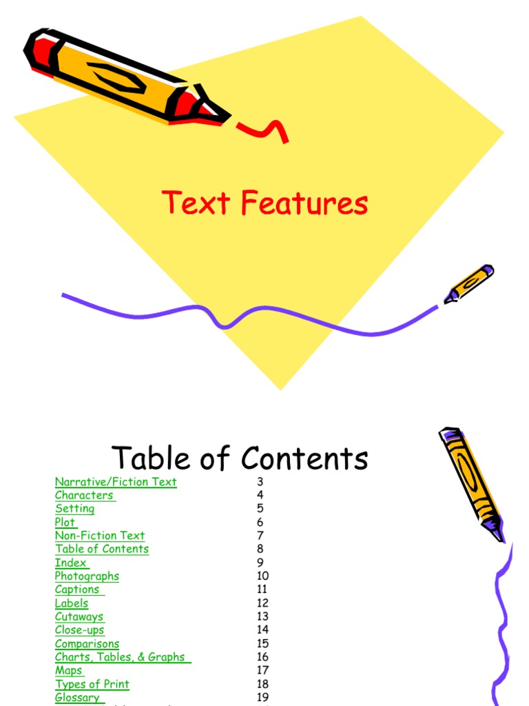 Text Features