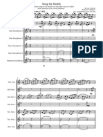 Song For Health Saxensemble 2021 - Score and Parts