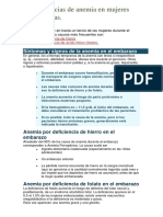 Activ Asincronica Consecuencias de Anemia en Mujeres Embarazadas