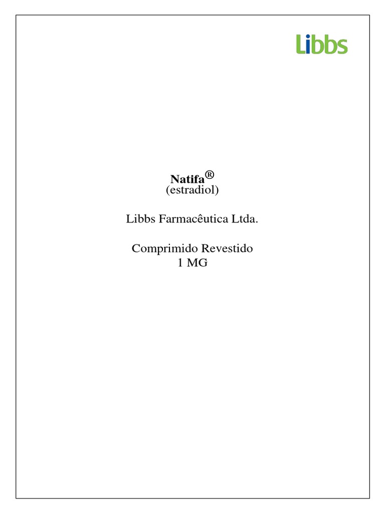 5592 - Natifa 1mg 28 Comprimidos v8 | PDF | Câncer de mama | Menopausa