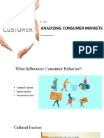 Analyzing Consumer Markets