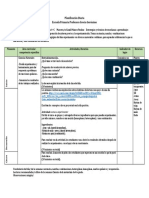 Planificación Diaria. Sustancias, Mezcla y Combinaciones