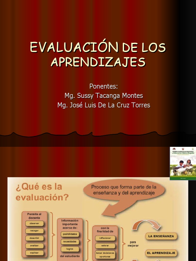 Tipos y Enfoques de Evaluación Educativa | PDF | Evaluación | Cognición