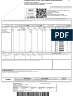 DANFE - Documento da nota fiscal de energia elétrica