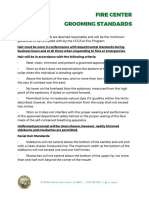 CCC Fire Center Grooming Standards