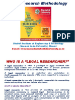 Legal Research Methodology Prof Amar P Garg