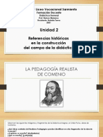 La pedagogía realista de Comenio y sus aportes a la didáctica