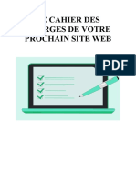 Le Cahier Des Charges de Votre Prochain Site Web