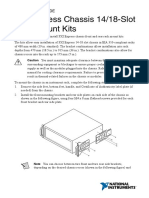 PXI Express Chassis 14/18-Slot Rack Mount Kits: Installation Guide