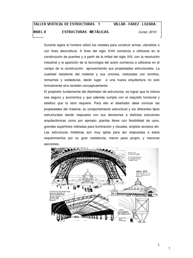 Diseño de Estructuras Metálicas de Acero | PDF | Deformación ...