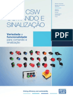 WEG Comando e Sinalizacao CSW 50009820 Catalogo PT