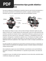 Falha em Acoplamentos Tipo Grade Elástica