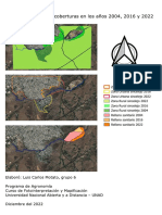 Mapa de Análisis de Coberturas en Los Años 2004, 2016 y 2022