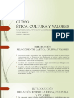 Etica Cultura y Valores