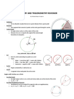 Geometry and Trigonometry Reviewer