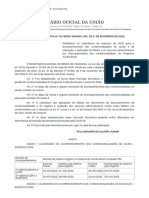 Diário Oficial Da União: Instrução Normativa #10/Seds/Senarc/Mc, de 1º de Fevereiro de 2022