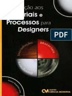 Livro - Introducao Ao Materiais e Processos Para Designers, Antonio Magalhaes Lima