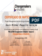 PMI América Latina Certificate