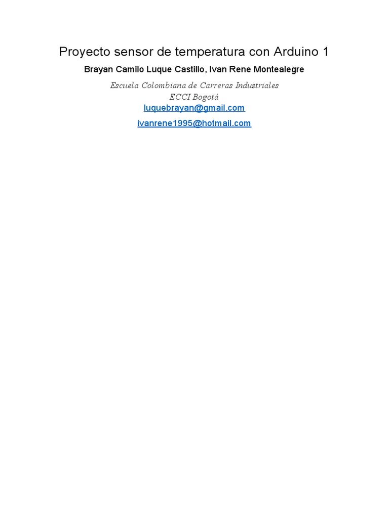 Proyecto electricidad pdf