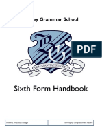 Sixth Form Handbook 2022